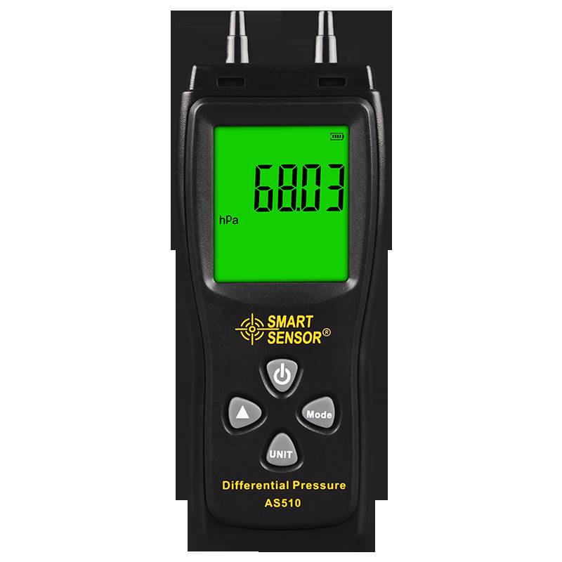 希玛AS510手持式压差表 数显工业差压表微压计压力计空气微压差计