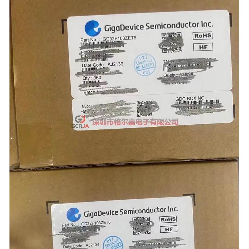 全新原装 GD32F103RET6 替代 STM32F103RET6 微控制器32位 LQFP64