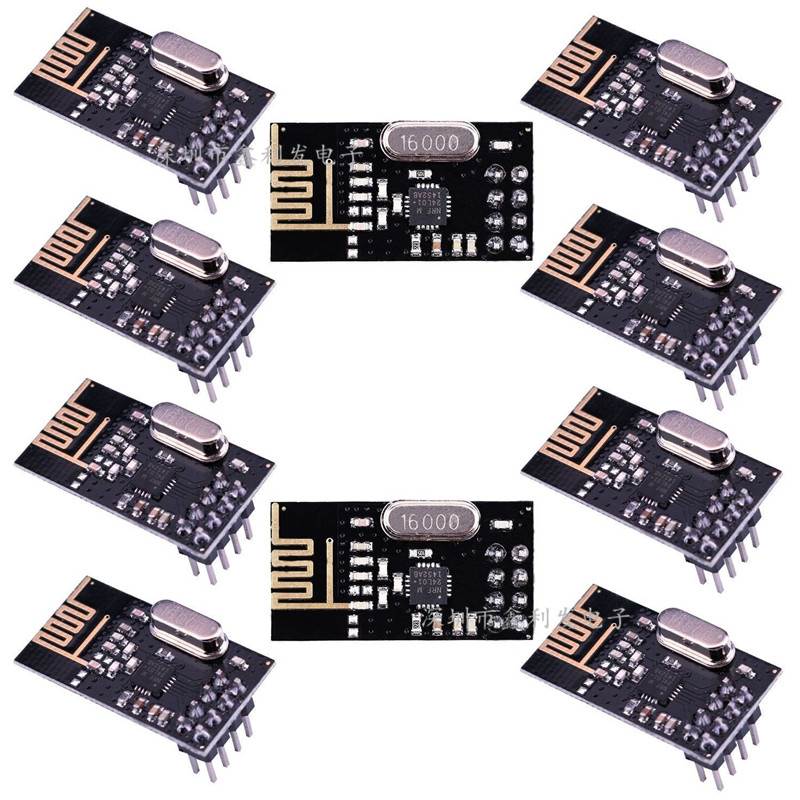 2.4G无线模块NRF24L01+升级版改进型台产SI24R1 2.4G无线收发模块