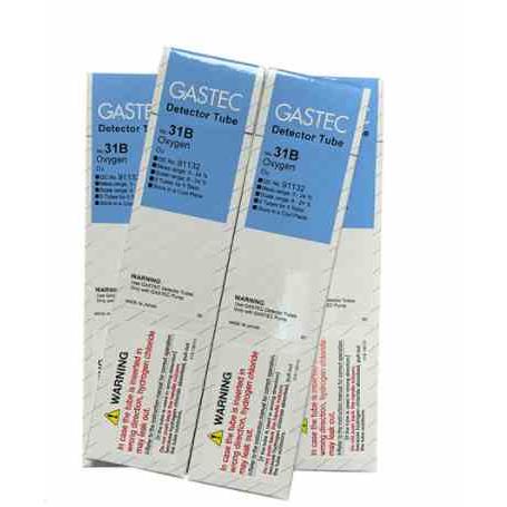 日本GASTEC氧气O2检测管31B气体检知管oxygen tube船用测毒管比长