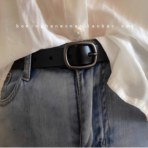 VeroBelt小众手工真牛皮腰带