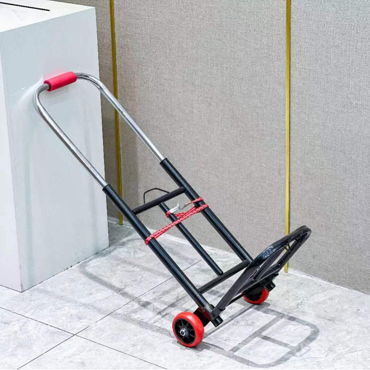 物流手推车家用手拉车折叠便携行李车买菜拉货小推车搬运行李拖车