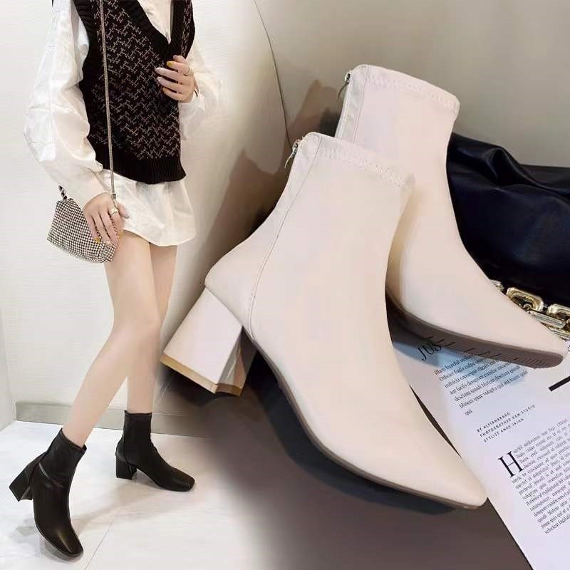 for Boots Winter Shoes Boot Women Martin Ankle lady Leather图片