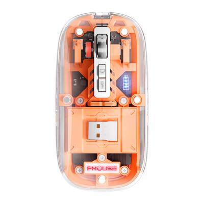 Transparent Bluetooth mouse rechargeable透明蓝牙鼠标可充电款