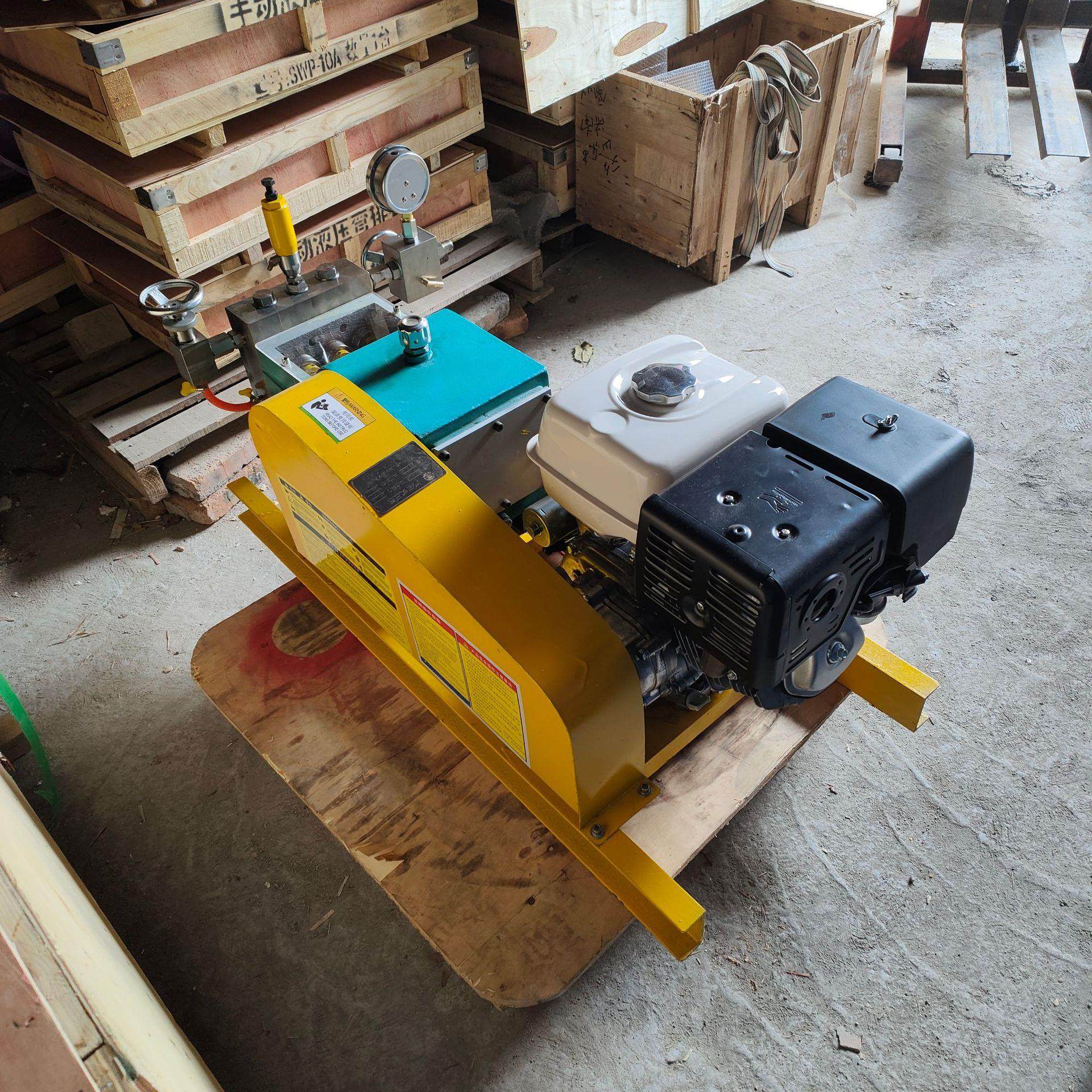 汽油试压泵管道大流自来流量消防PP管压力泵测试泵检测打压设备