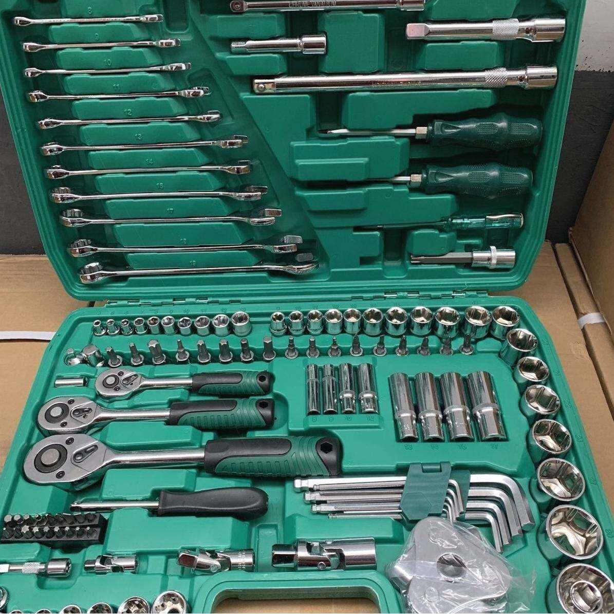 德国进口件套汽修工具套装汽车维修组套套筒扳手组合工具维修