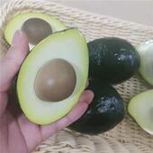 PU仿真牛油果切片水果蛋糕店橱窗装 饰儿童教具美术写生拍照道具等