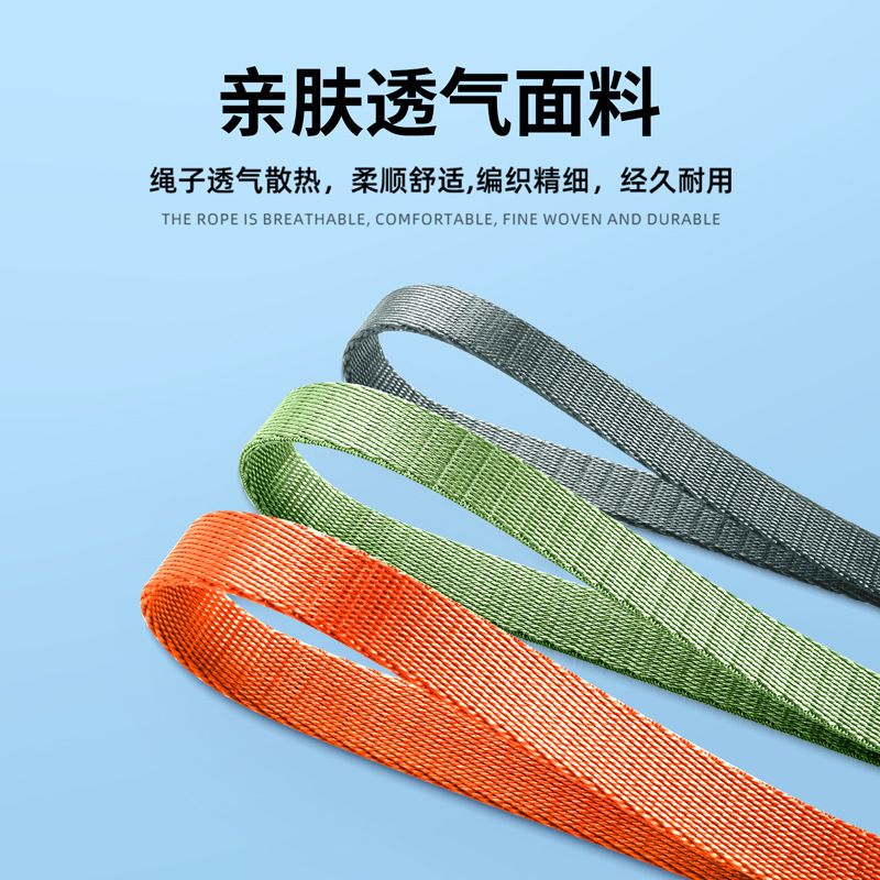 涤纶加宽手腕短款手机挂绳含夹片通用斜挎挂脖防丢手机壳手绳