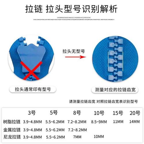 特大号拉链大号粗齿20号车棚15号帐篷双面拉链条长款马蜂服加宽