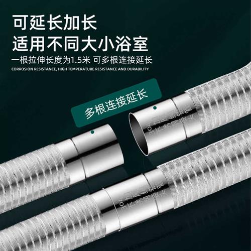 燃气热水器排烟管纯铝伸缩软管强排式不锈钢烟道管排气管加长配件