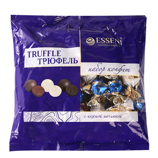 俄罗斯原装 进口松露巧克力味糖巧克力零食香草味巧克力喜糖婚礼