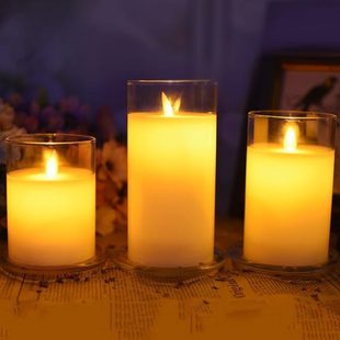 氛围灯即接线墙体 插电220装 饰电子蜡烛灯装 修led软装 v仿真用款