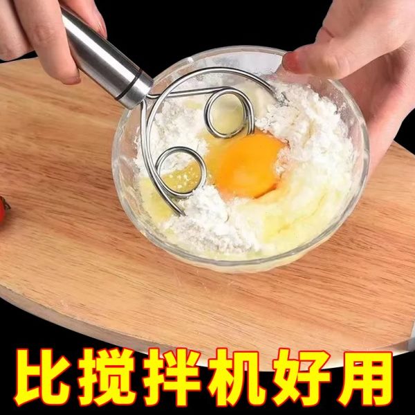 和面打蛋器面面搅拌棒手工搅拌器手动和器工具器粉和面团打不锈钢