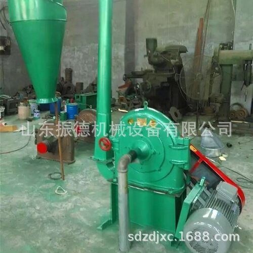 振德自吸齿盘粉碎机小型家用青稞齿盘粉碎机化工原料齿盘粉碎机视