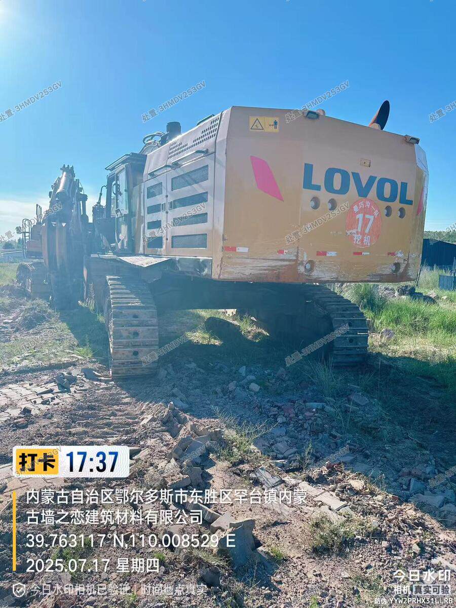 6月10日鄂尔多斯234雷沃FR700F履带式液压挖掘机FTC003RQVRZ555570无铲斗【GCJX】网络拍卖公告