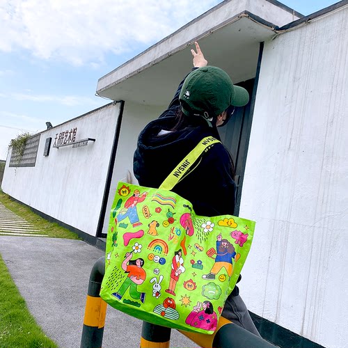 袋子编织袋时尚购物袋手提袋防水大容量环保袋新年礼品袋结实耐用