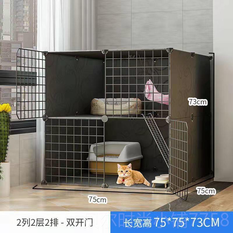 新款猫笼猫厕一体猫窝不占地封闭猫式墅猫别家用小型大空间户猫屋