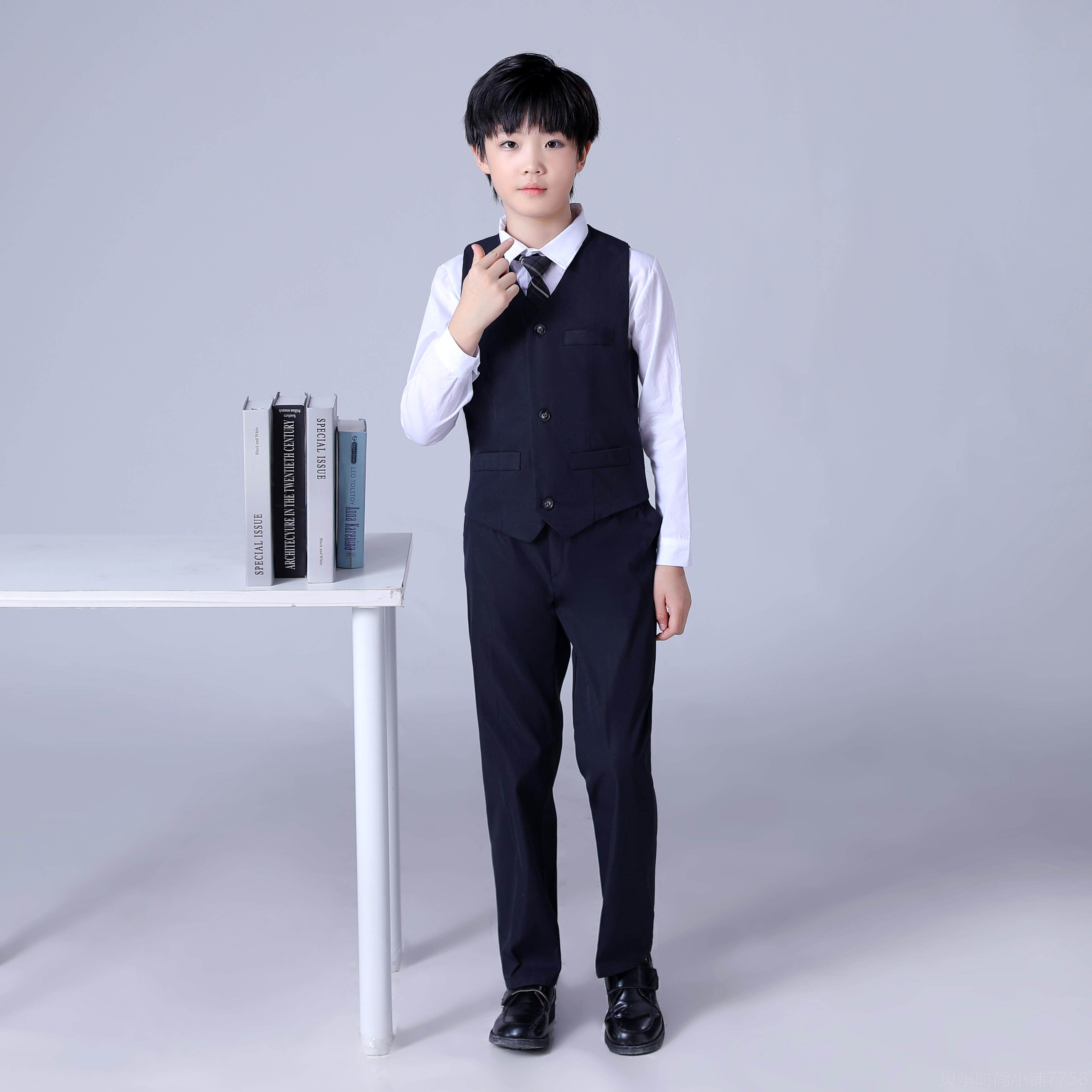 新款儿童大合唱团演出服诗男长女中小学生片朗诵演讲钢琴表演礼服