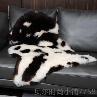 新款整羊皮地毯纯轻羊毛沙发垫毛一体奢装饰卧室床边地皮张毯飘窗