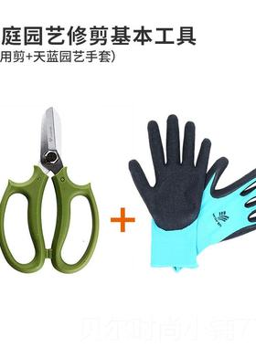 新款沃施orwh园艺花花艺剪刀家用插花修枝剪店鲜花剪子花道t剪工