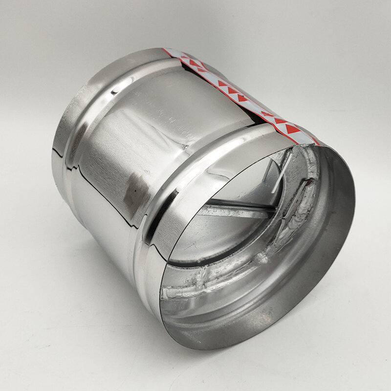 不锈钢多页止回阀烟道单向阀防倒风串味倒烟排风管自动止逆阀30