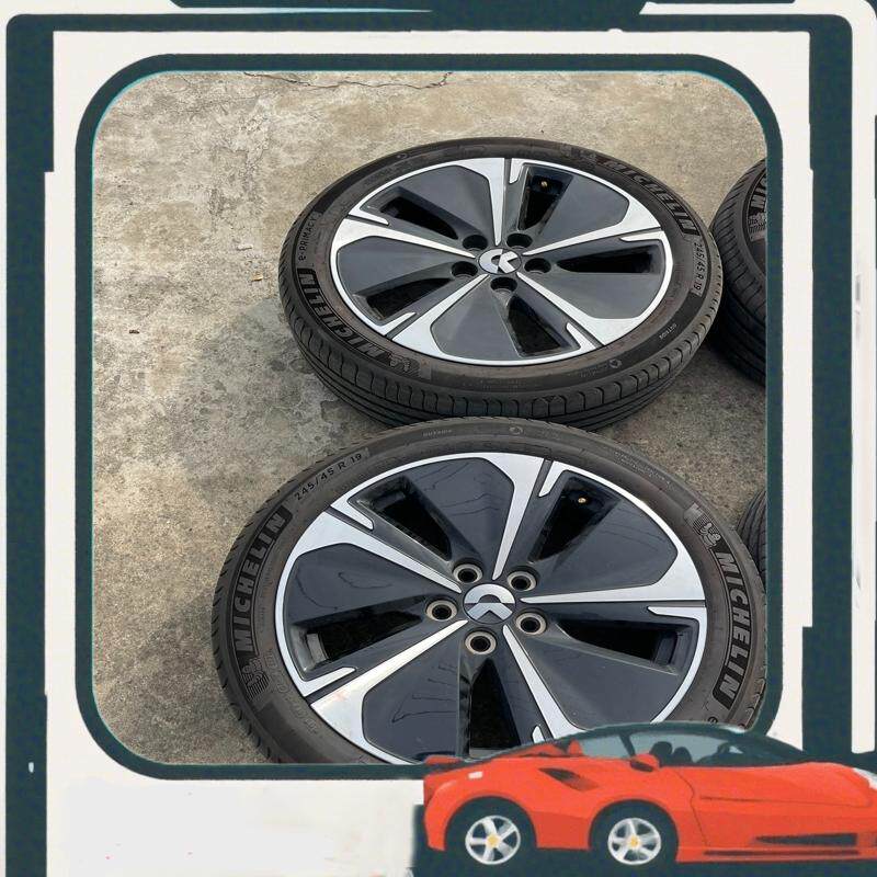 议价米其林轮胎245/45R19,蔚莱ET5T原厂轮毂轮胎拆