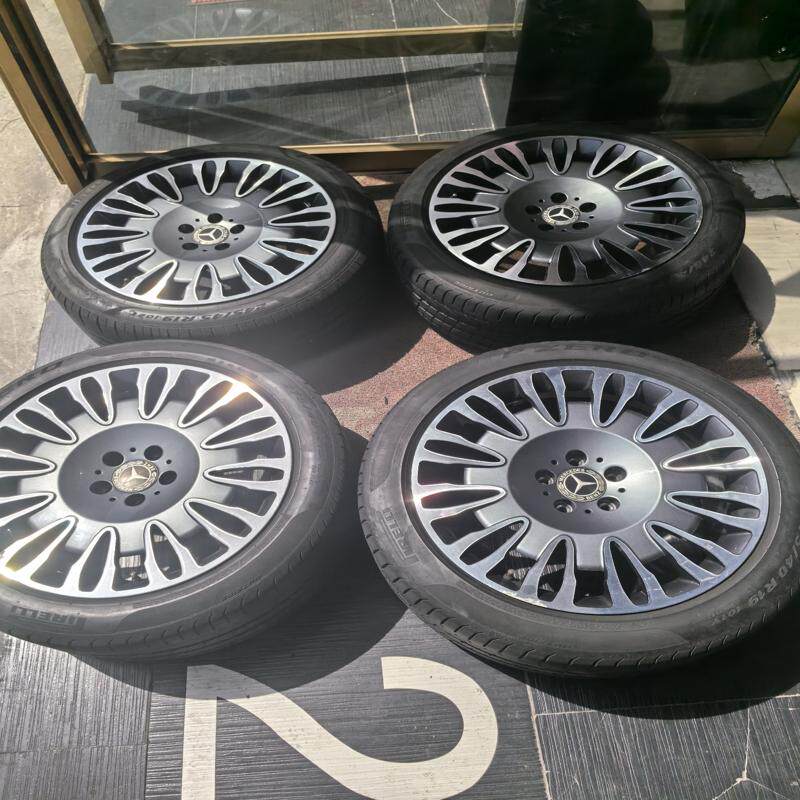 议价奔驰迈巴赫锻造19寸拆车轮毂，搭配前轮245/45R19