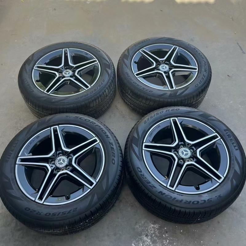 议价20寸奔驰GLE450轮毂轮胎钢圈一套奔驰原厂轮毂钢圈