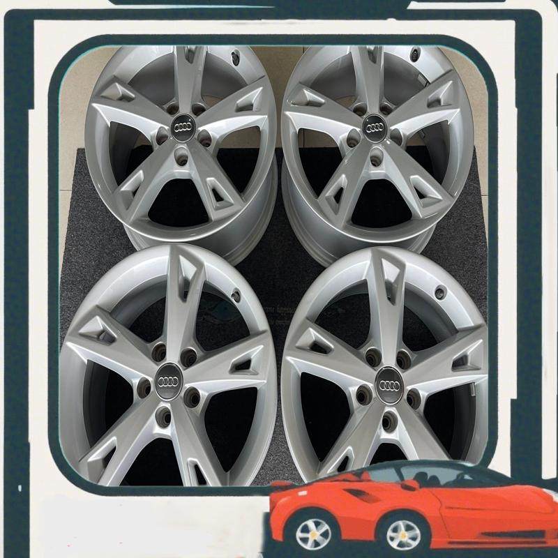 议价奥迪A4L轮毂17寸，原厂拆车件一套，没失圆没变形没开裂