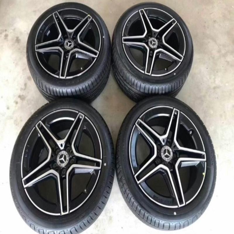 议价21款奔驰C260轮毂 18寸原厂原装 拆车一套