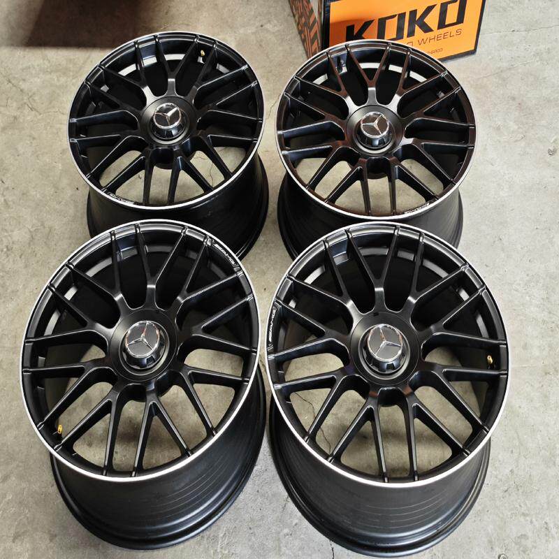 议价二手准新旋压轮毂19寸5X112 8.5-35数据，是装