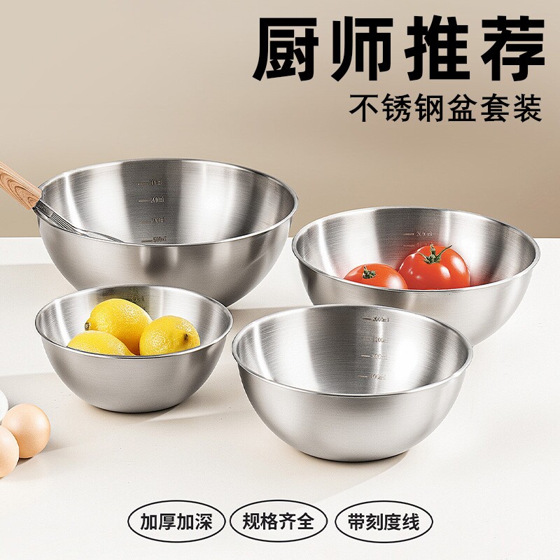 【大容量深盆】厨房凉拌沙拉碗图片