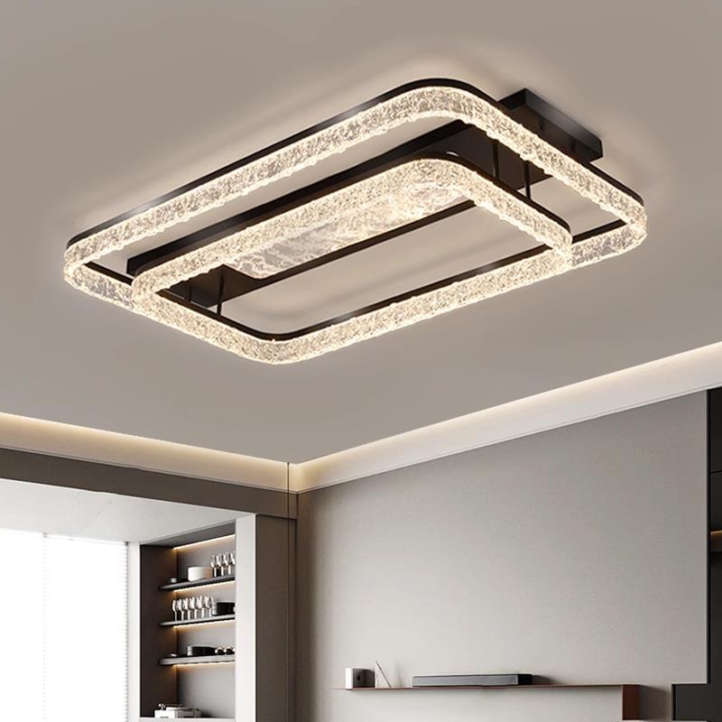 顶意套客厅0冰主高级感奢裂纹吸轻式餐灯225新款全屋灯1818灯具组