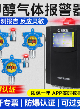 甲醇气体探测报警器CH3OH酒精浓度检测仪CH4O有毒有害泄漏监测仪