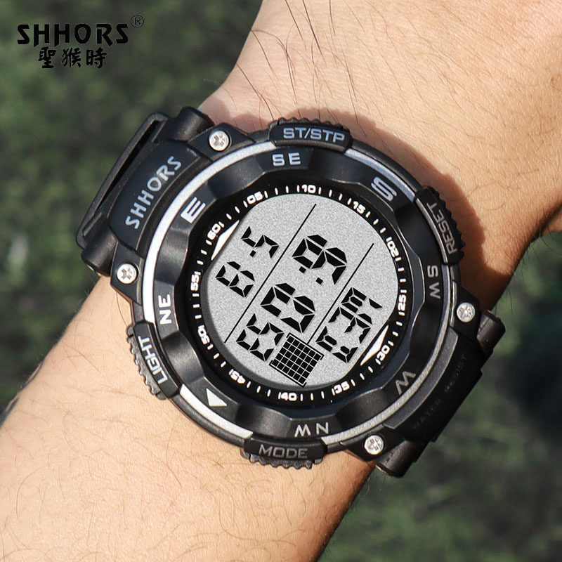 圣猴时青少年电子手表男款初中初高中学生专用男生防水运动闹钟