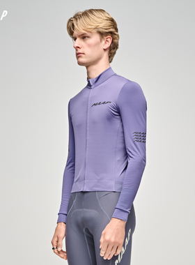 【秋冬新品】MAAP 男士 Emerge LS Jersey 加绒长袖骑行服 苍鹭紫