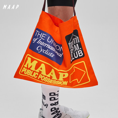 MAAP× PUBLIC POSSESSION联名系列 MUSETTE 补给包 火焰橙
