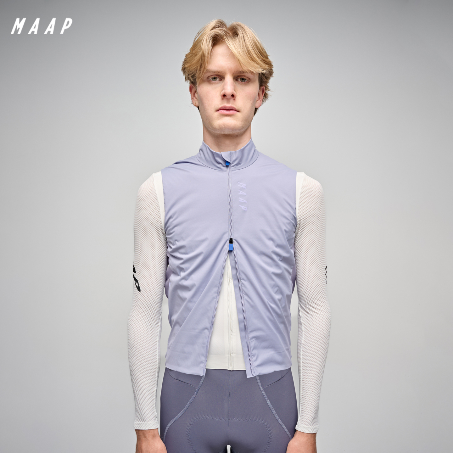 【新品】MAAP 男士 Flow Insulated Vest 保暖骑行马甲 北极蓝