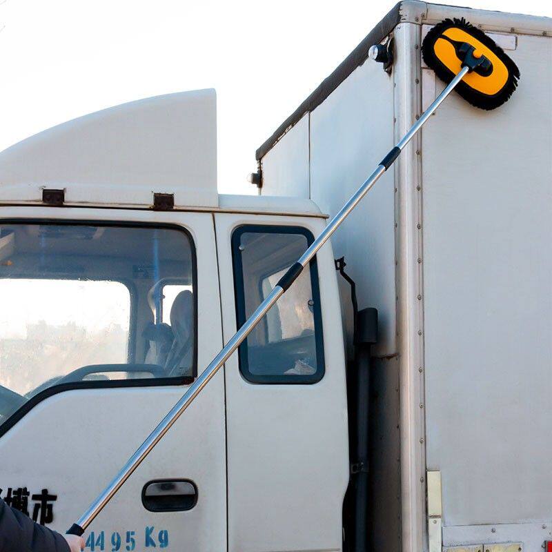 大车洗车拖把刷子专用工具擦车神器加长加厚伸缩长杆大巴客车车身