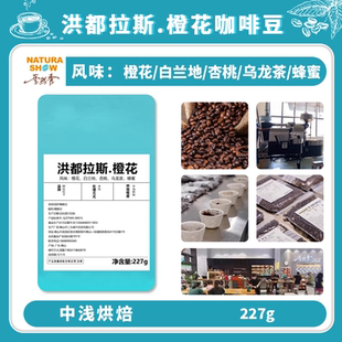 橙花乌龙茶风味洪都拉斯浅烘咖啡豆 227g