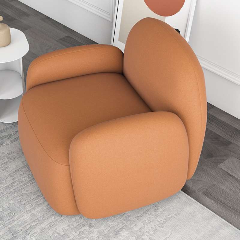 北欧单人懒人小沙发轻奢客厅阳台网红款卧室休闲椅子极简科技布艺