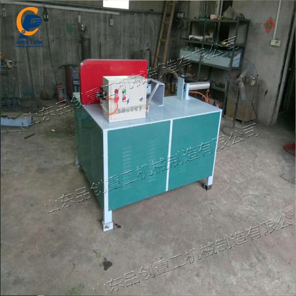 半自动式圆木截断锯 小型台式原木断料机 木工侧移式气动切断机