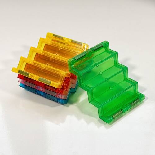 彩窗磁力片7.5cm楼梯通用配件儿童益智玩具磁力片补充装