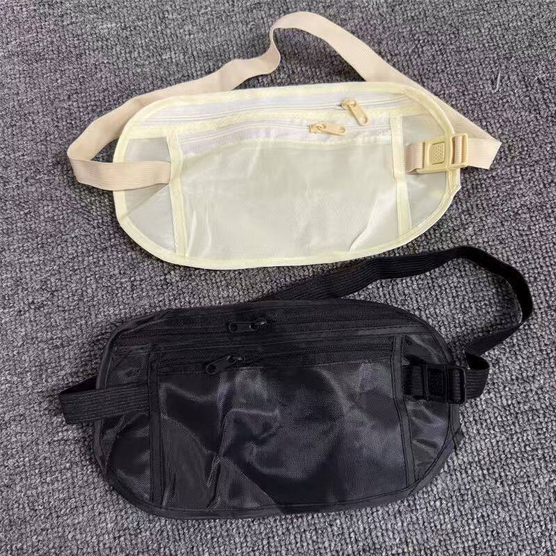 防盗包贴身腰包出国旅游运动跑步男女隐形薄款护照钱包