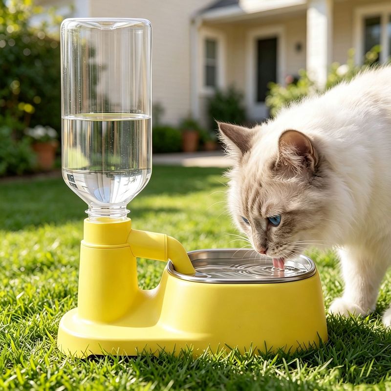 防滑防侧翻猫狗饮水软垫宠物自动供水碗猫咪狗狗不湿嘴食碗
