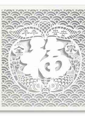 极速定制镂空雕花板隔断过道花格悬吊式天花板PPVC木塑板玄关背景