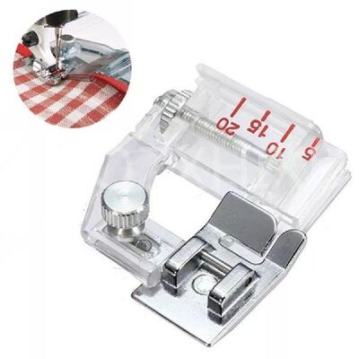 极速pcs Adjustable Bias Tape Binding FootL Snap On Presser F