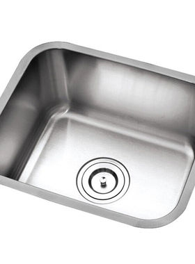 极速厂销S40h35304不锈钢水槽单水槽小户型单水槽台下水槽洗菜盆4