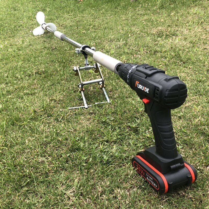 新品推进器船外机电动划桨橡皮艇A马达手持螺旋桨皮划艇橡皮艇用