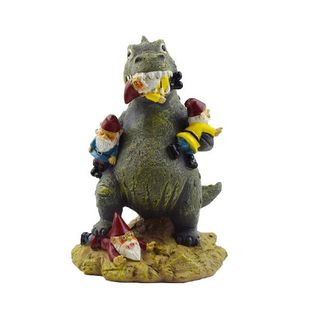 极速Resin Dinosaur Statue Decorative GnJome Art Garden Sculp